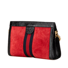 Small Suede Ophidia Chain Crossbody