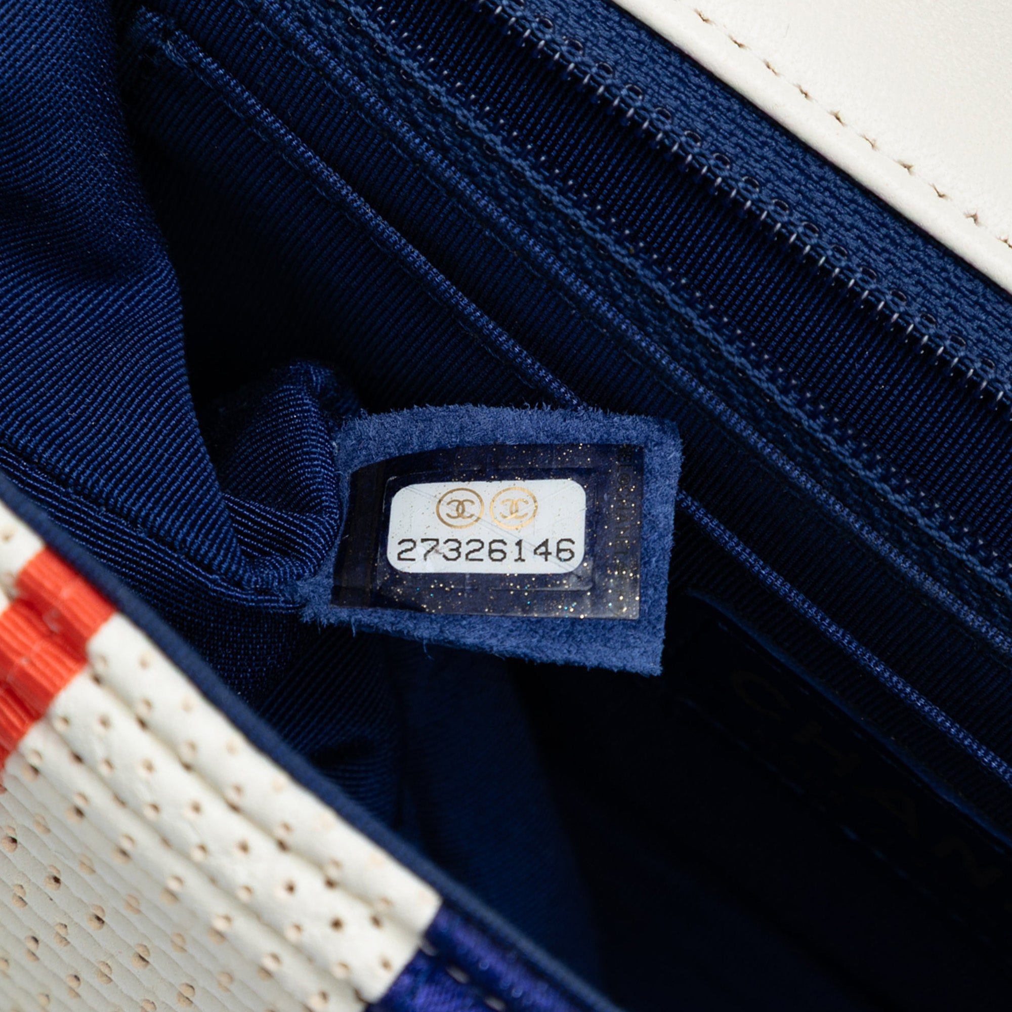 New Mini Pleated Perforated Lambskin Single Flap