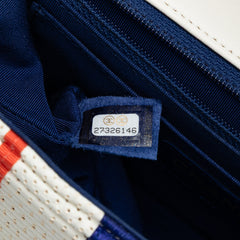 New Mini Pleated Perforated Lambskin Single Flap