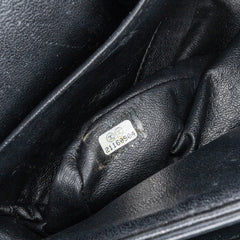 Medium Classic Chevron Patent Double Flap