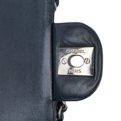 Medium Classic Chevron Patent Double Flap