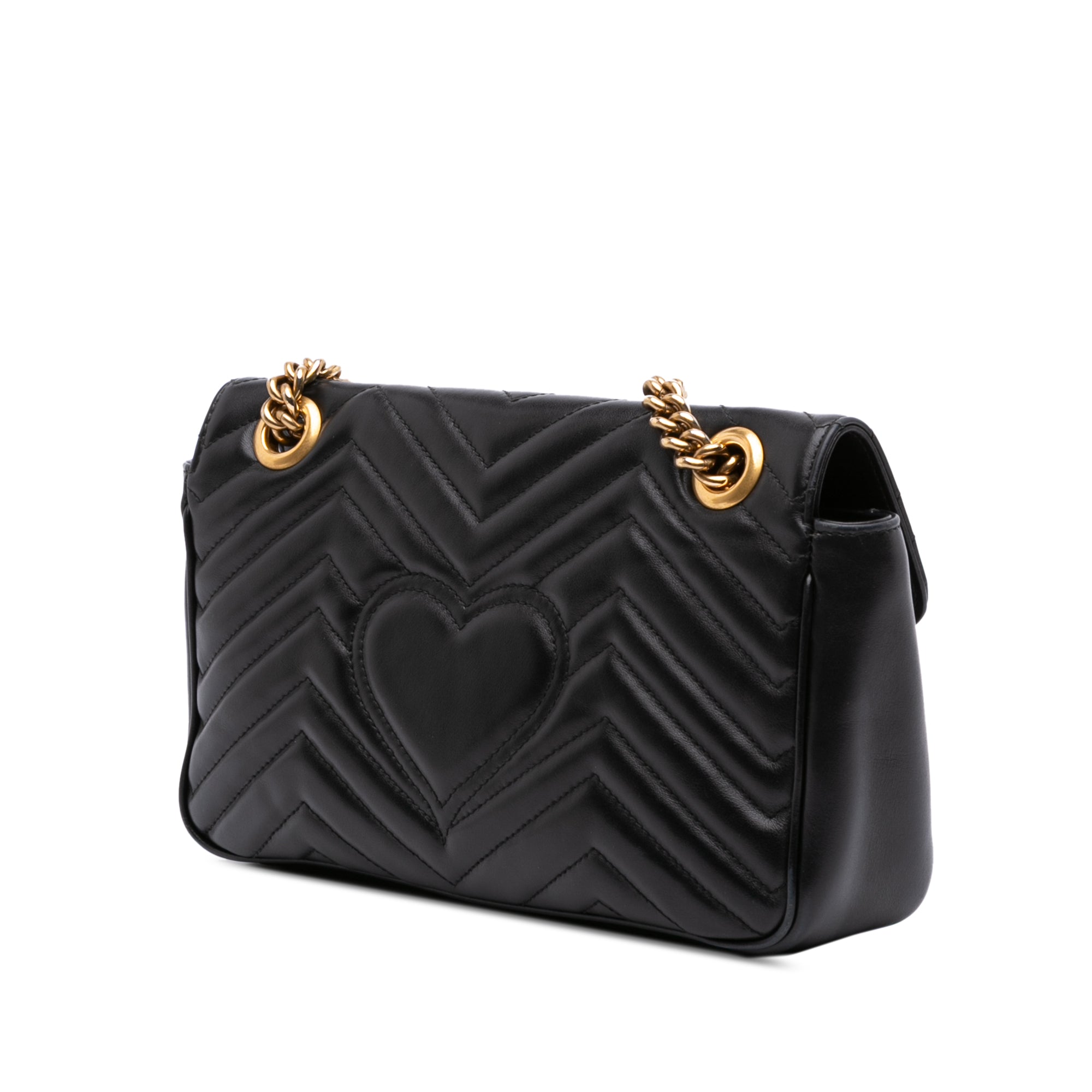 Medium GG Marmont Matelasse Leather Shoulder Bag