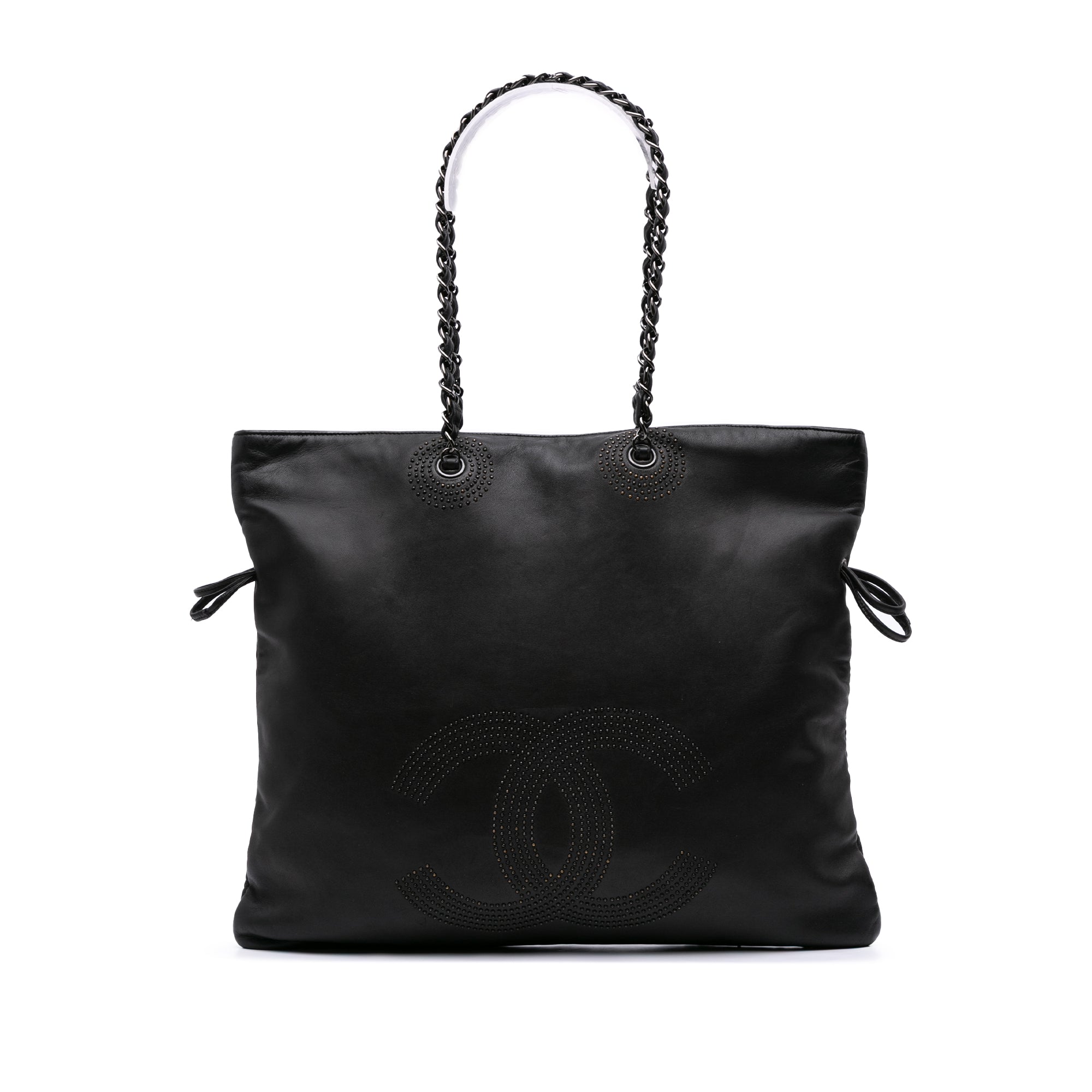 CC Lambskin Studded Bonbons Tote