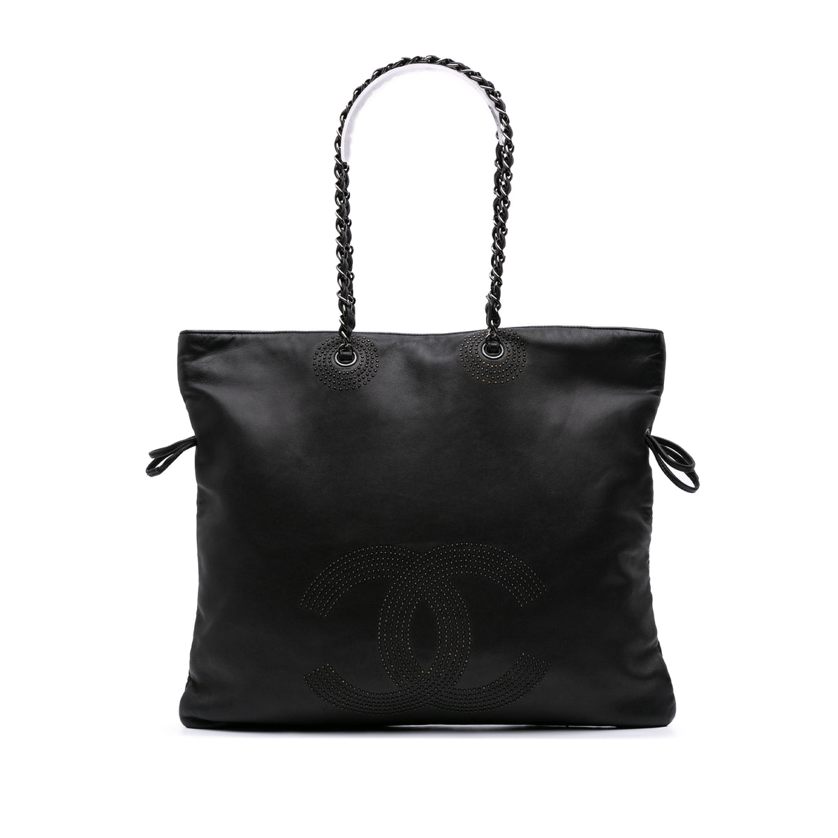 CC Lambskin Studded Bonbons Tote