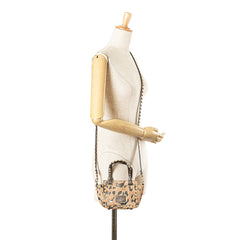 Mini Pony Hair Rockstud Satchel