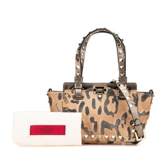 Mini Pony Hair Rockstud Satchel