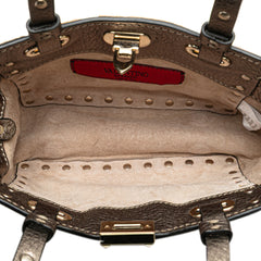 Mini Pony Hair Rockstud Satchel