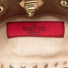 Mini Pony Hair Rockstud Satchel