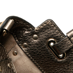 Mini Pony Hair Rockstud Satchel