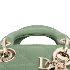 Micro Lambskin Cannage Lady Dior