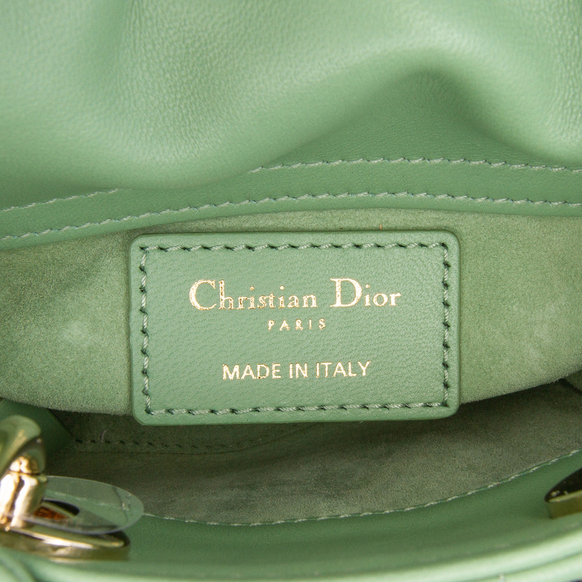 Micro Lambskin Cannage Lady Dior