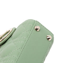 Micro Lambskin Cannage Lady Dior