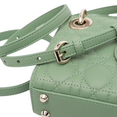 Micro Lambskin Cannage Lady Dior