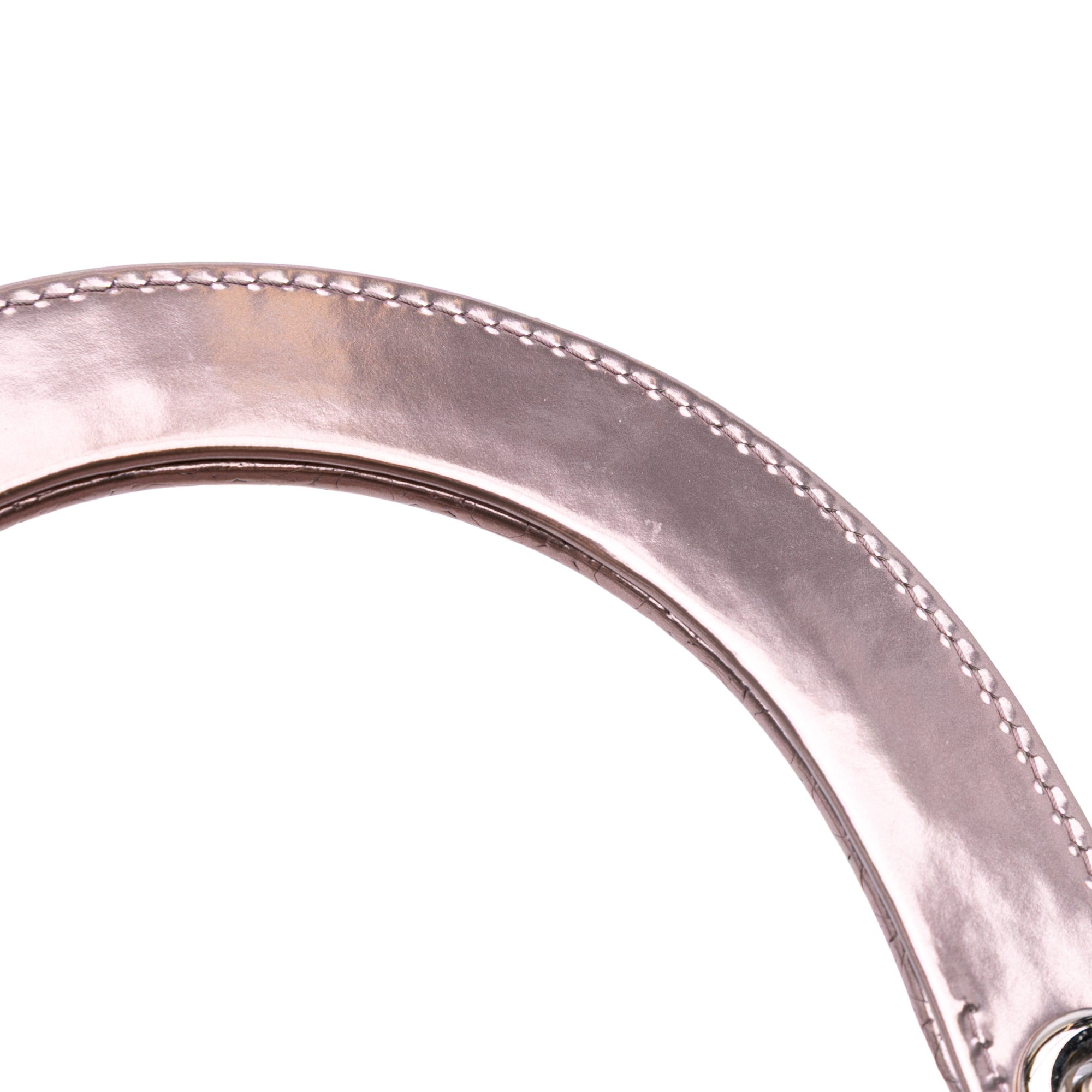 Medium Metallic Patent Microcannage Lady Dior