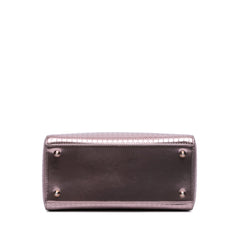 Medium Metallic Patent Microcannage Lady Dior