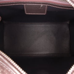 Medium Metallic Patent Microcannage Lady Dior