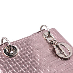 Medium Metallic Patent Microcannage Lady Dior