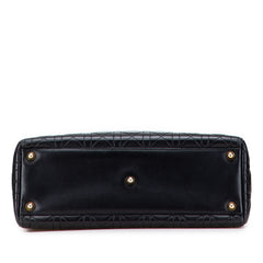 Large Lambskin Cannage Lady Dior