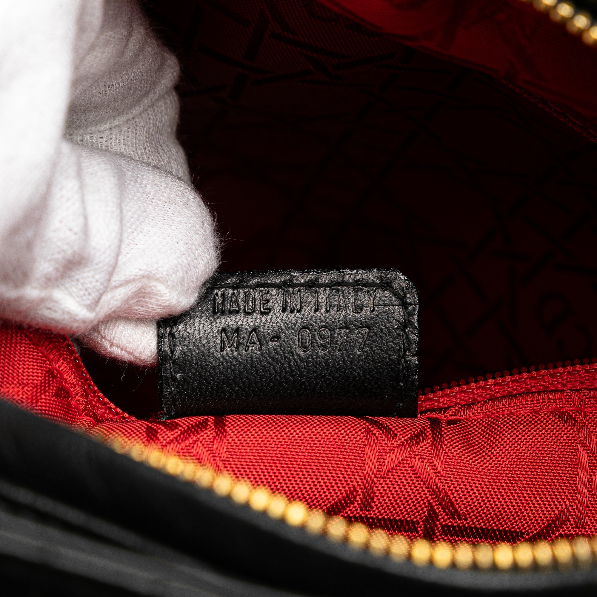 Large Lambskin Cannage Lady Dior