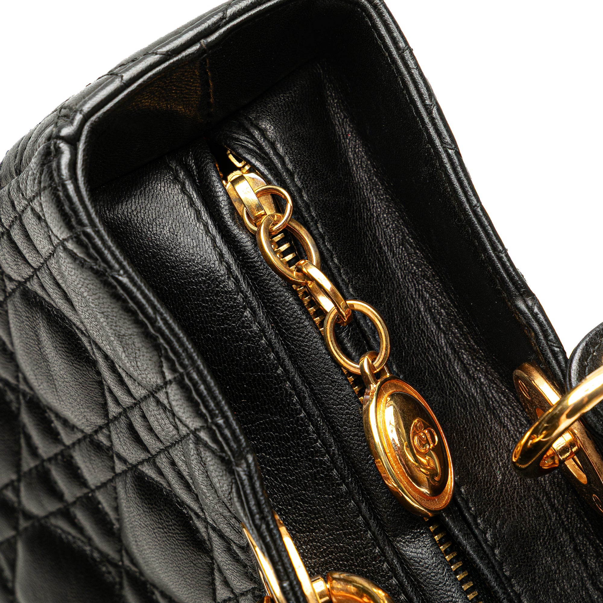 Large Lambskin Cannage Lady Dior