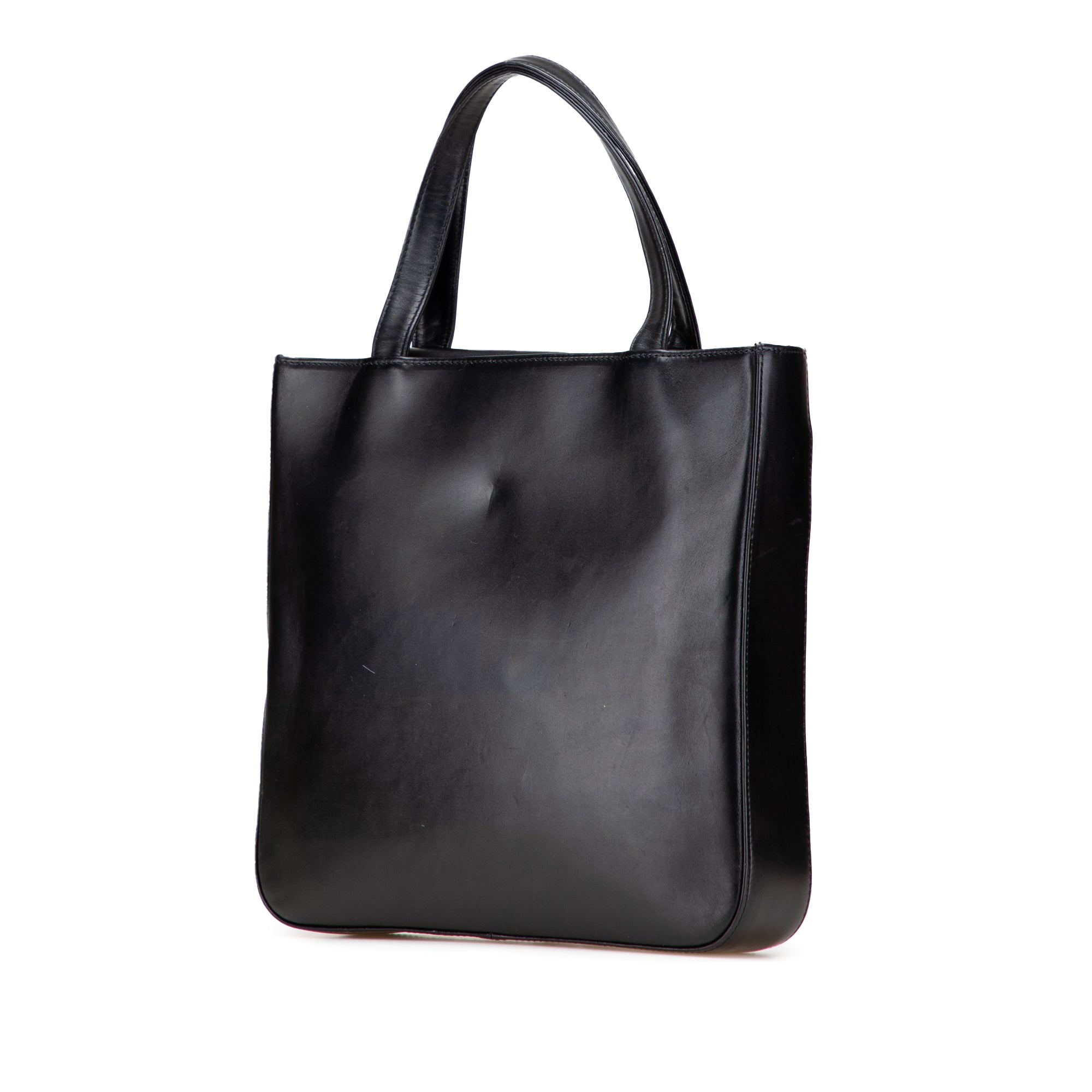 Nova Check Trimmed Leather Handbag