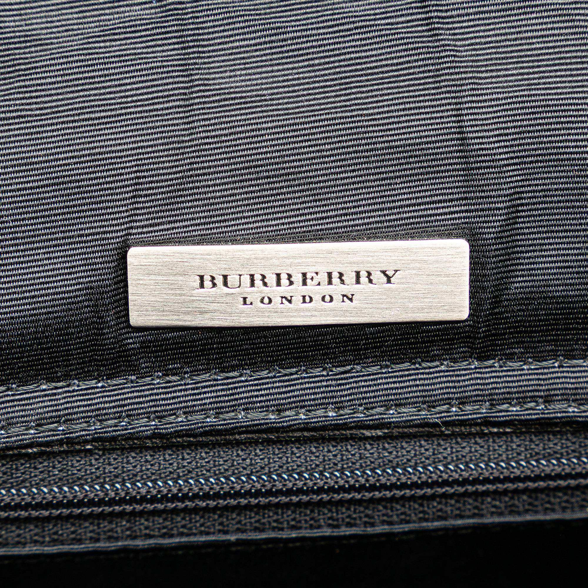Nova Check Trimmed Leather Handbag