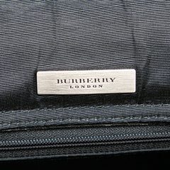 Nova Check Trimmed Leather Handbag