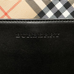Nova Check Trimmed Leather Handbag