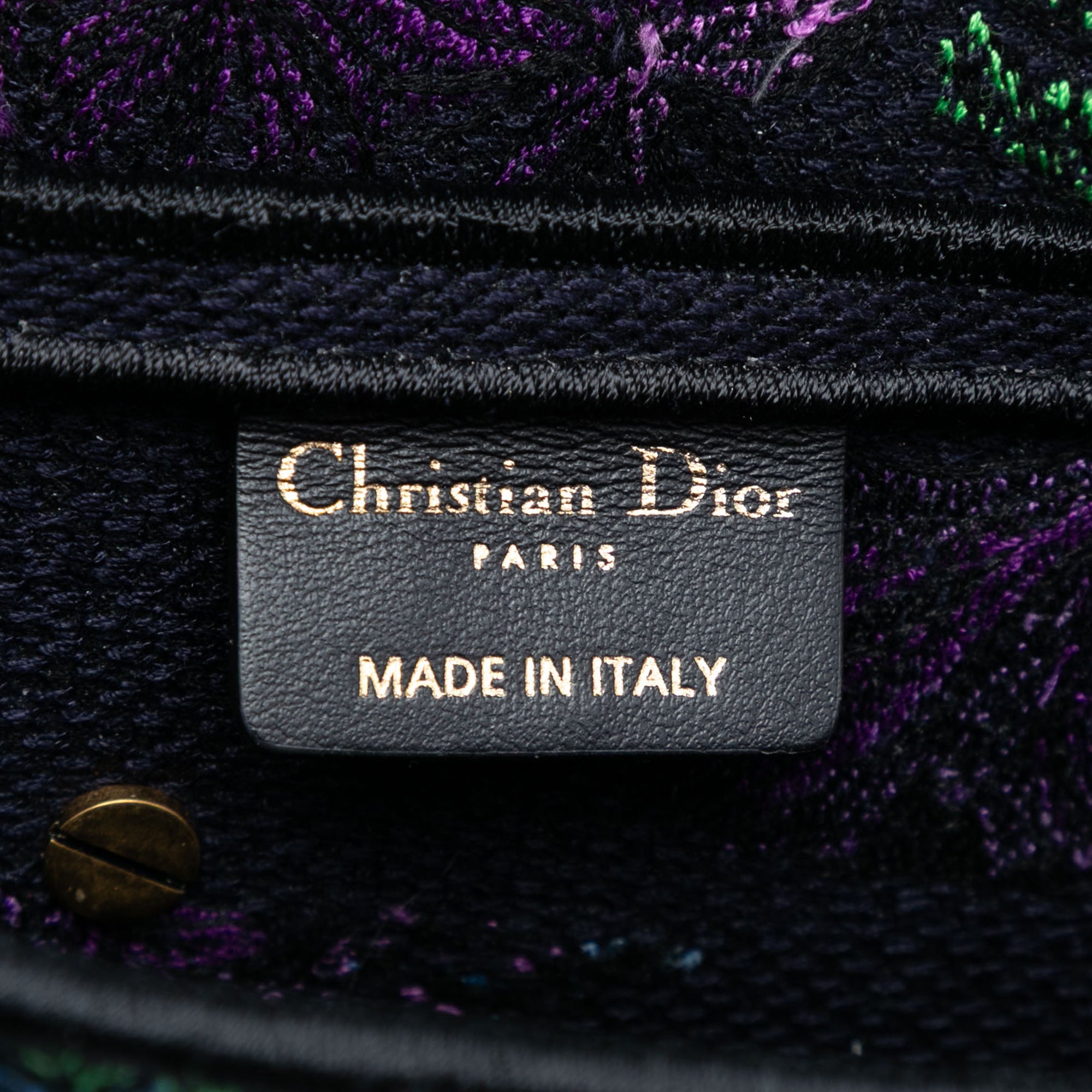 Canvas Embroidered Floral Saddle Bag