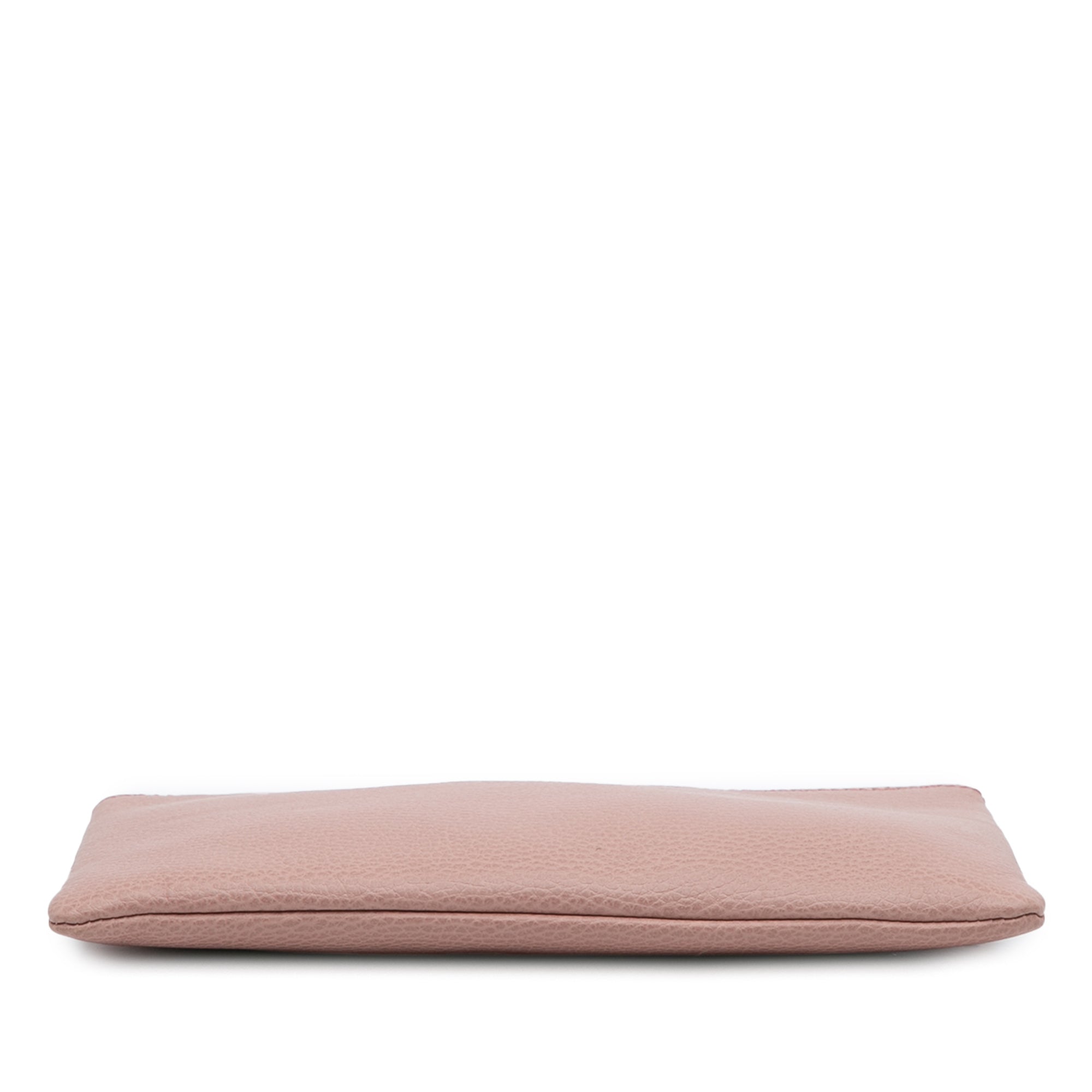Calfskin Bamboo Clutch