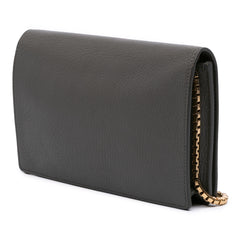Chevre Motocross Metallic Edge Wallet on Chain