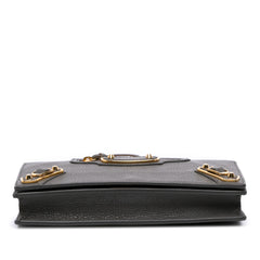 Chevre Motocross Metallic Edge Wallet on Chain