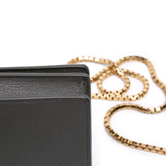 Chevre Motocross Metallic Edge Wallet on Chain