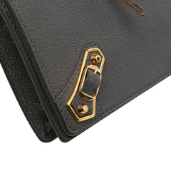 Chevre Motocross Metallic Edge Wallet on Chain