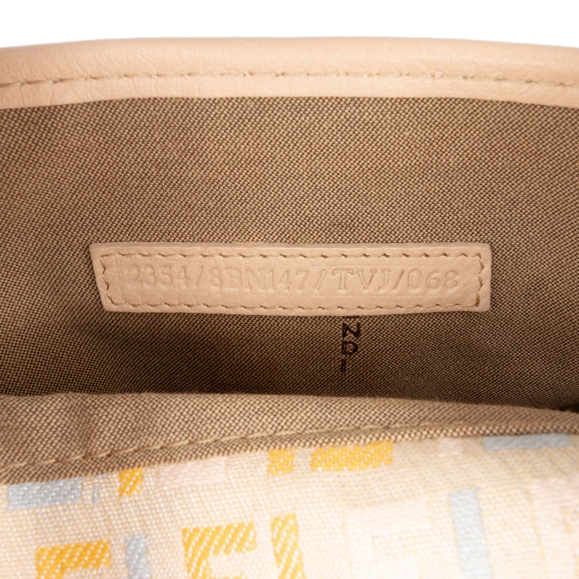 Multicolor Zucchino Canvas and Leather Charm Flap