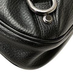 Pebbled Leather Abbey D Ring Shoulder Bag