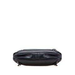 Pebbled Leather Abbey D Ring Shoulder Bag