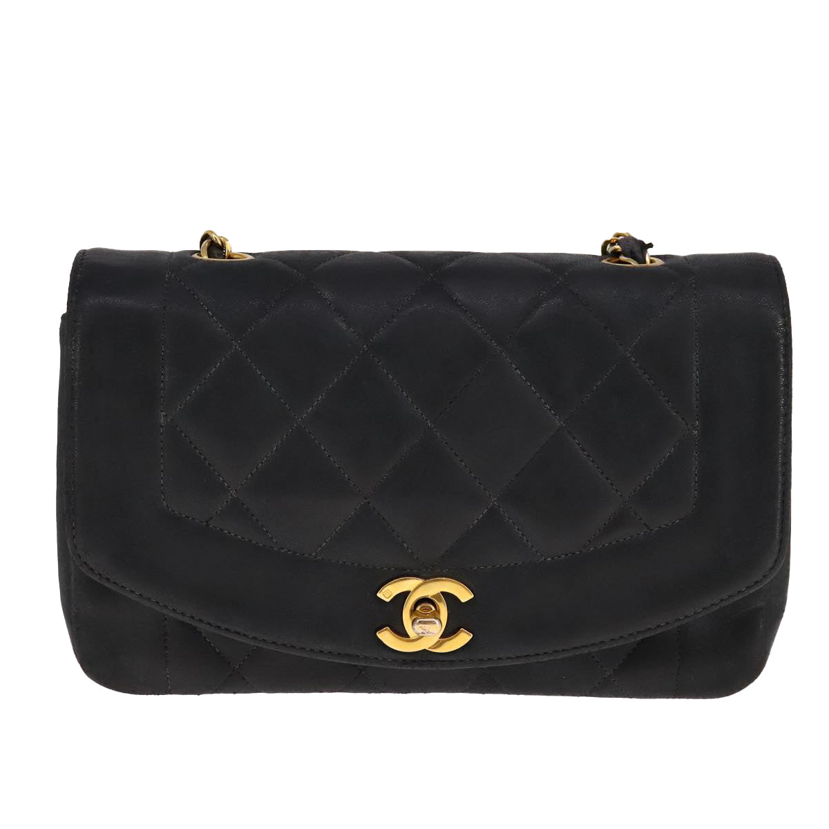 Chanel Vintage Diana Flap Bag Quilted Lambskin