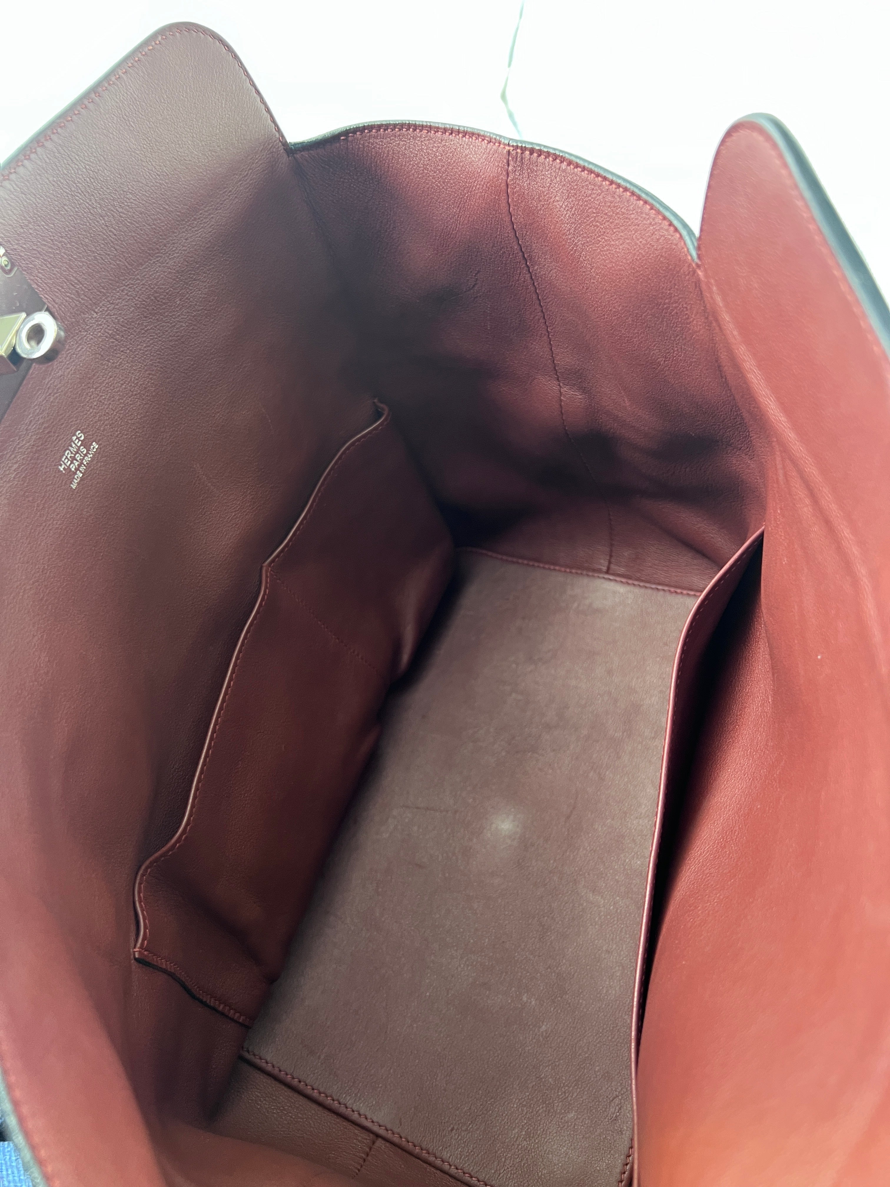 Hermes Toolbox Bag Grizzly and Leather