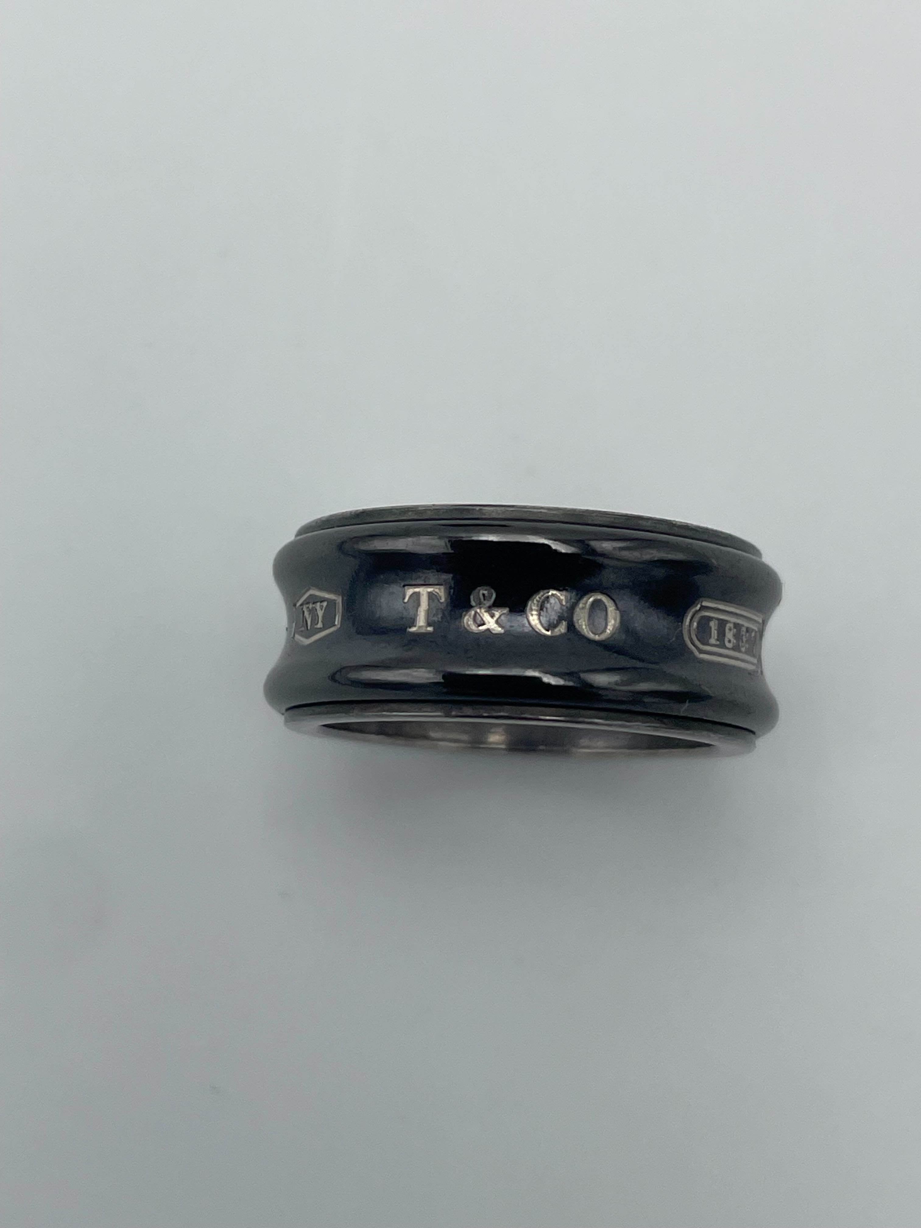 Tiffany & Co. 1837 Band Ring Titanium