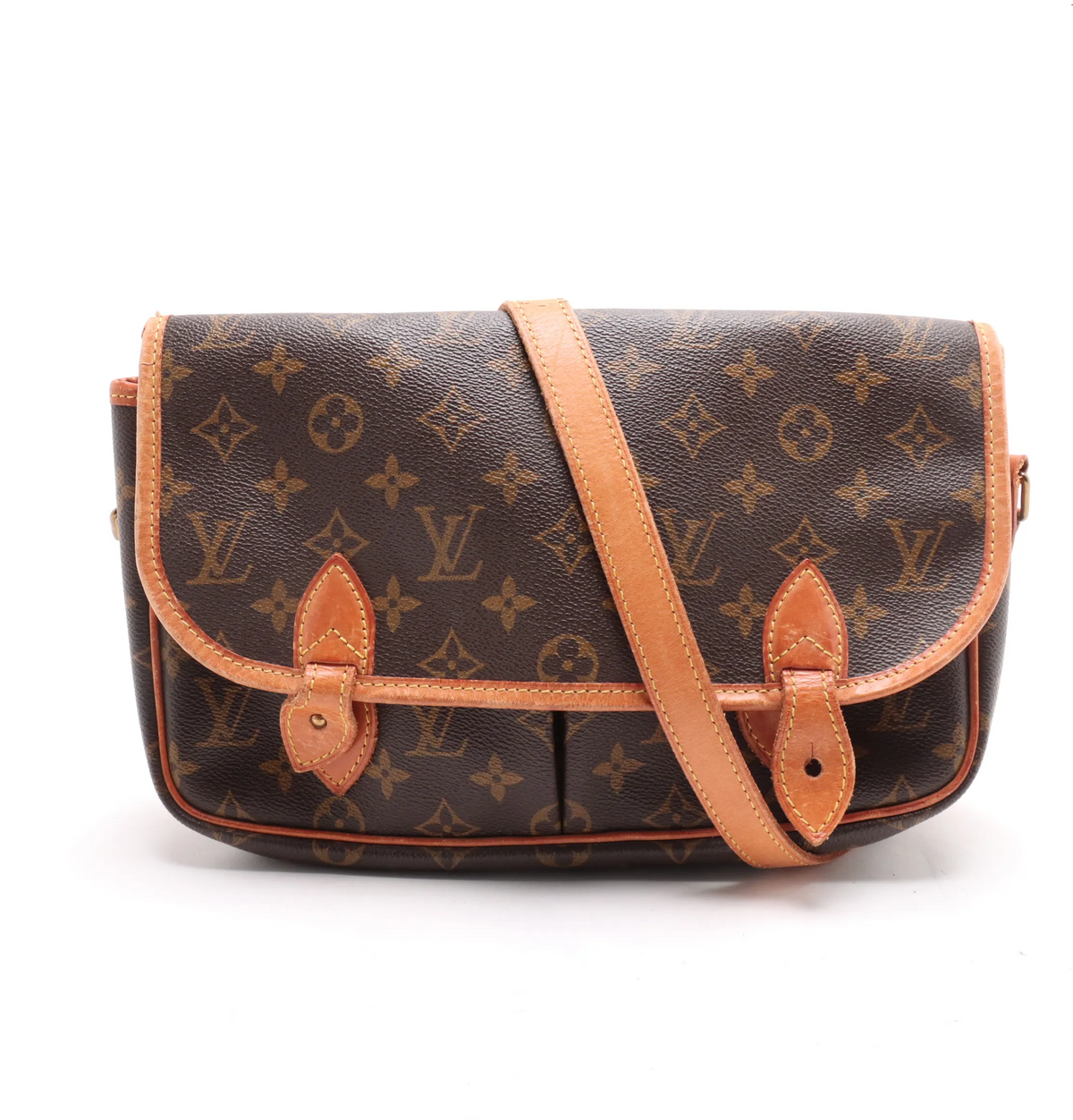 Louis Vuitton Sac Gibeciere Messenger Bag Monogram Canvas
