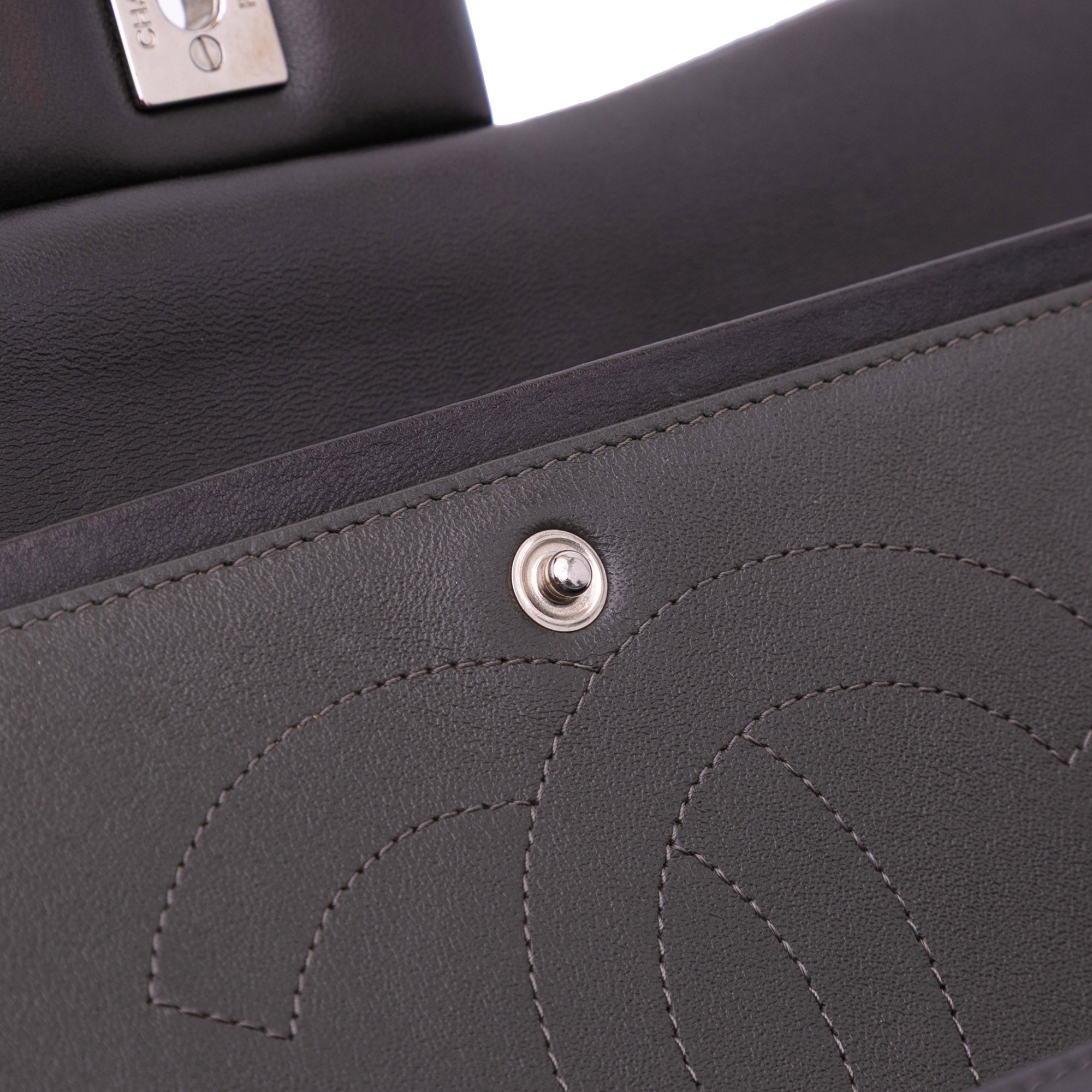 Jumbo Classic Lambskin Double Flap