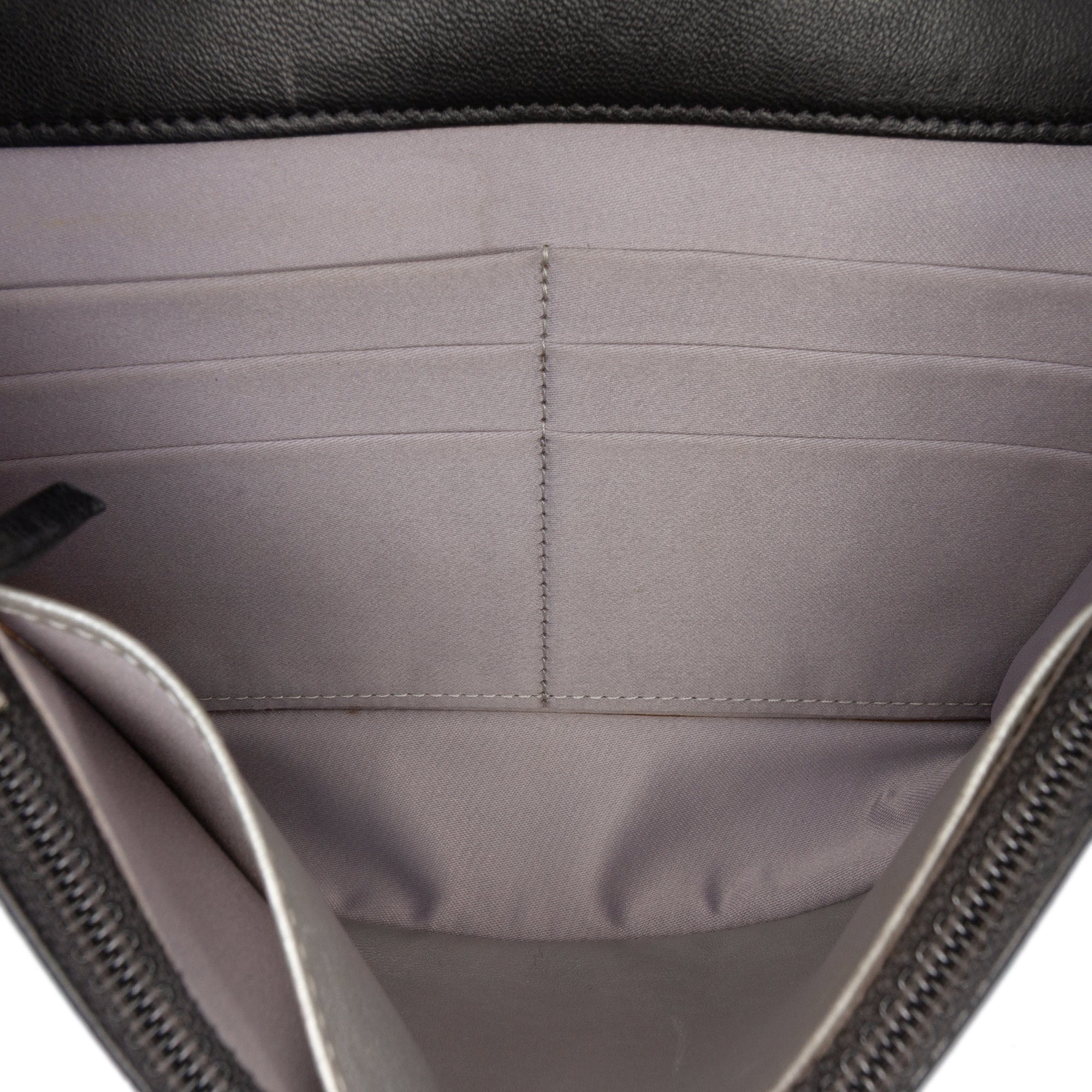 Camellia Embossed Lambskin Wallet On Chain