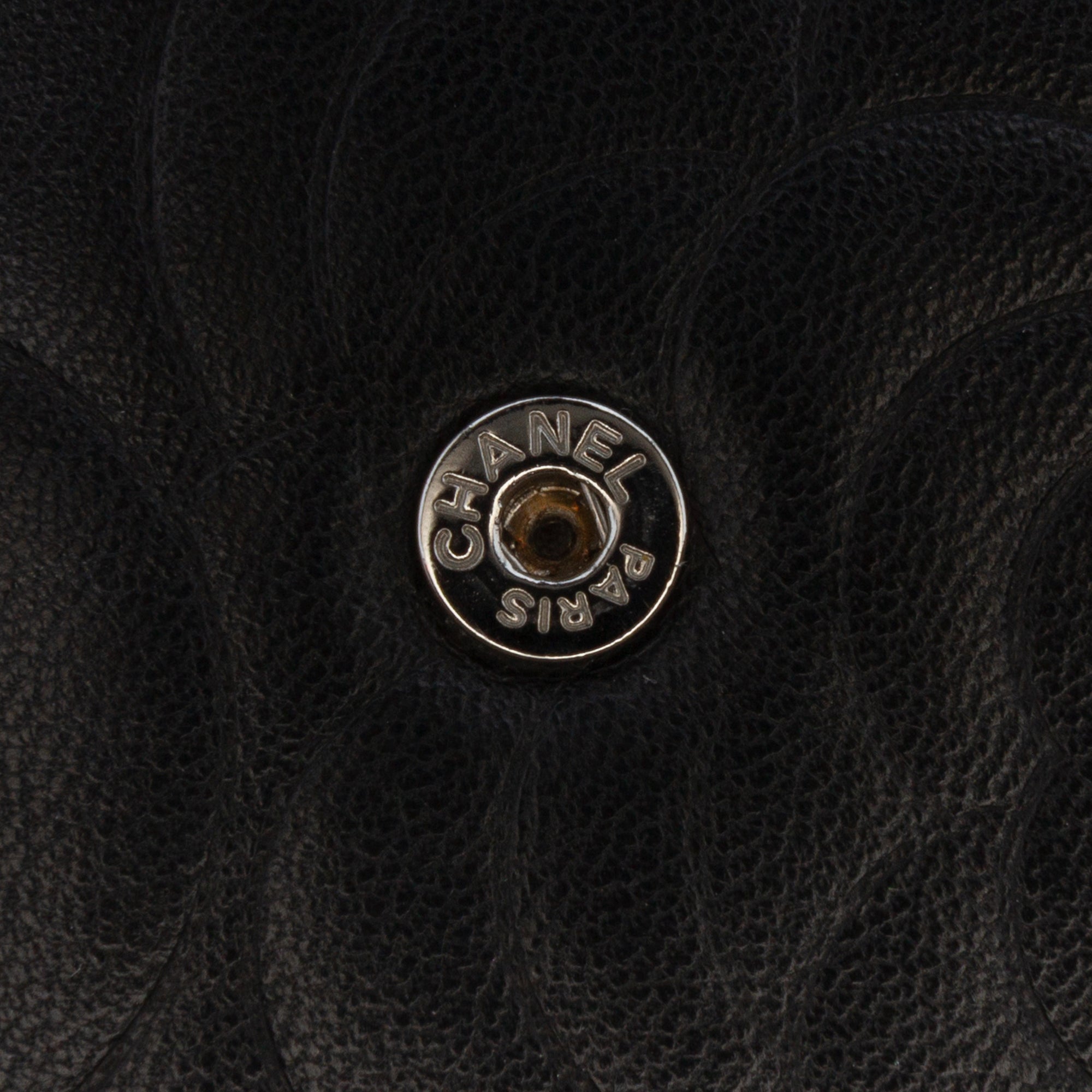 Camellia Embossed Lambskin Wallet On Chain