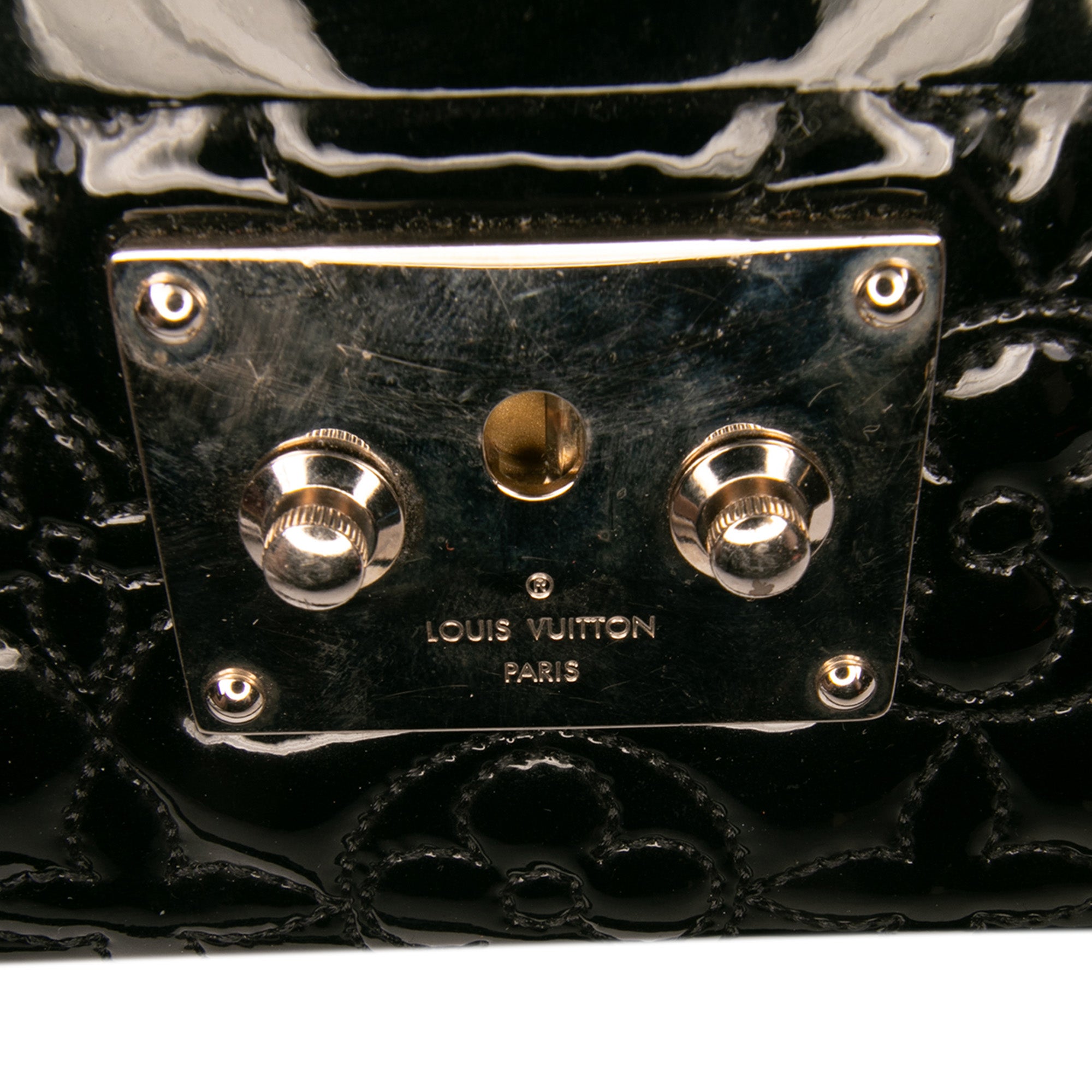 Monogram Vernis Fleur Petite Malle