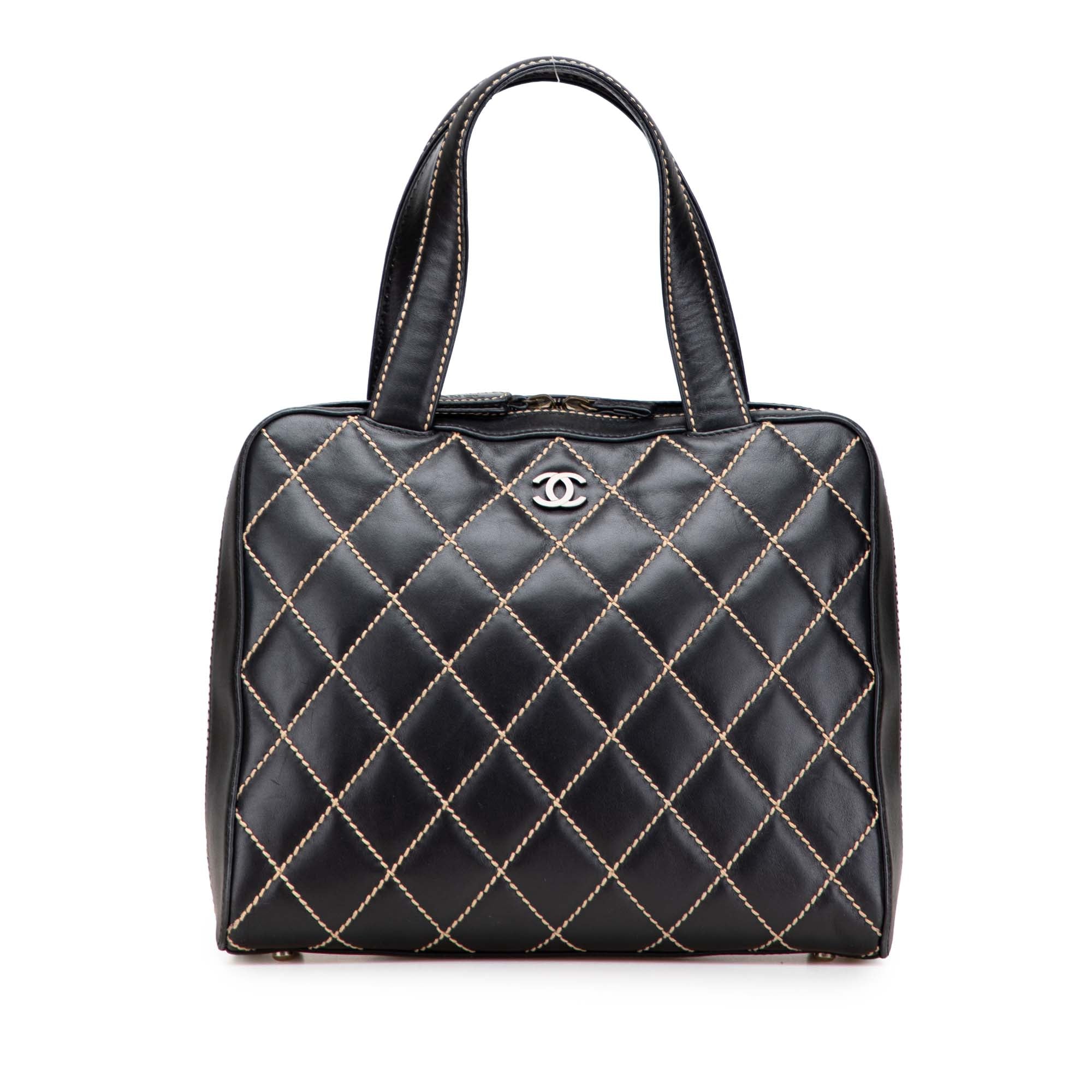 CC Lambskin Wild Stitch Handbag
