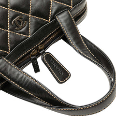 CC Lambskin Wild Stitch Handbag
