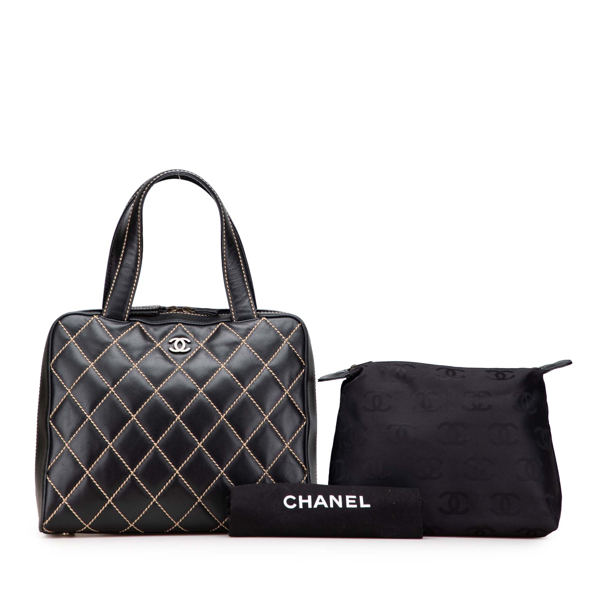 CC Lambskin Wild Stitch Handbag