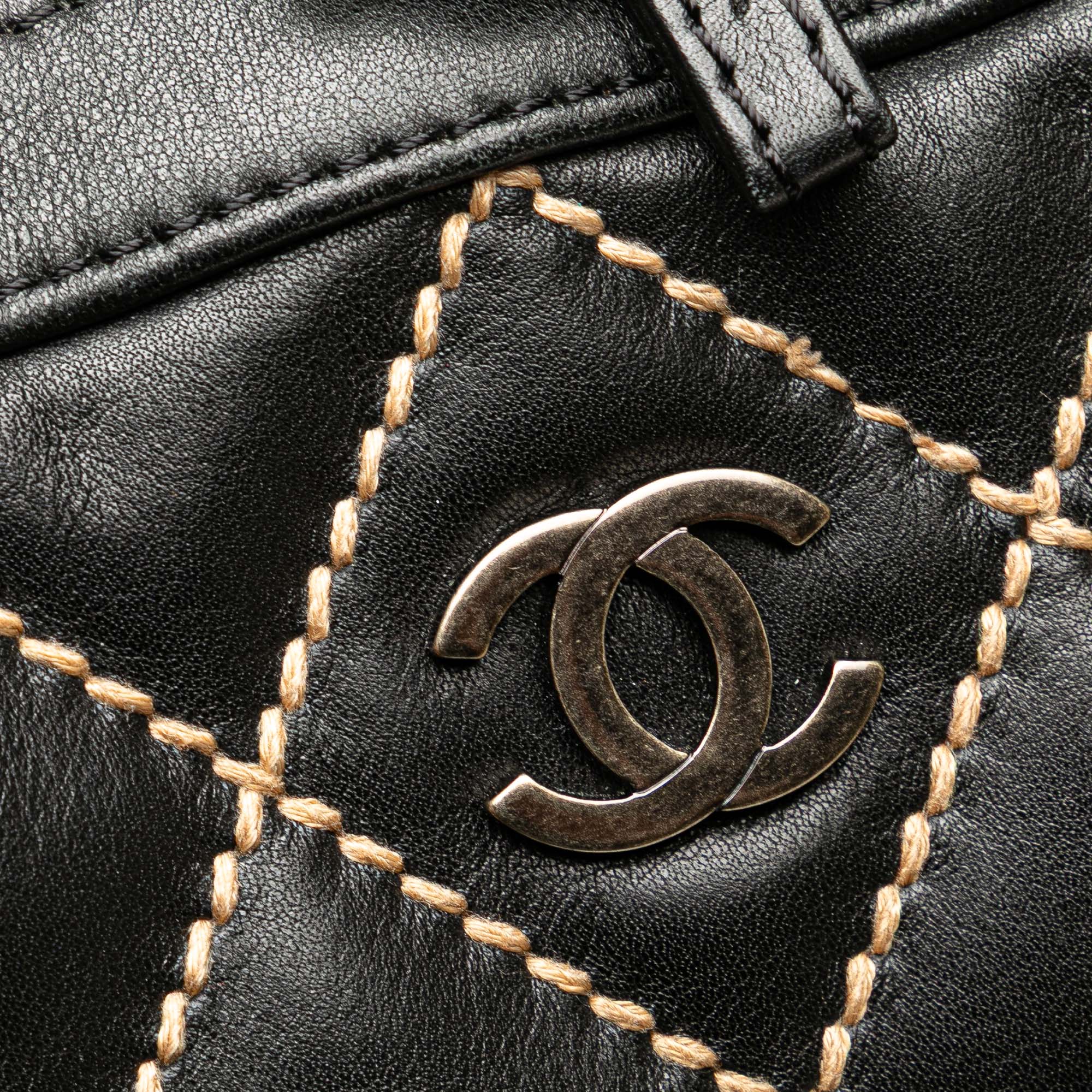CC Lambskin Wild Stitch Handbag