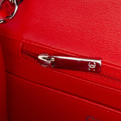Mini Square Classic Patent Striped Single Flap